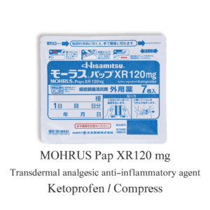 MOHRUS PAP XR 120 mg「Hisamitsu」To muscle pain and rheumatoid arthritis one bag