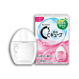 [Rohto C Cube]13mL "Eye drops" With contacts on / Doesn't sting box & case