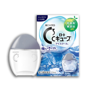 [Rohto C-Cube Ice-Cool a] 13mL “Eye drops” With contacts on / Ice cold box & bottle