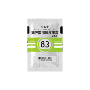 083 TSUMURA Yokukansankachimpihange Granules 2.5g Front of one sachet