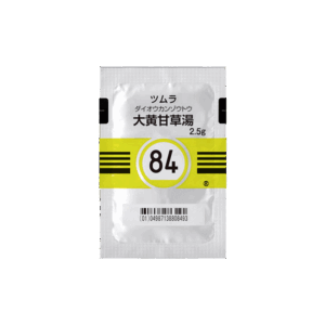 084 TSUMURA Daiokanzoto Extract Granules 2.5g Front of one sachet