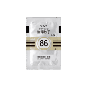 086 TSUMURA Tokiinshi Extract Granules 2.5g　Front of one sachet