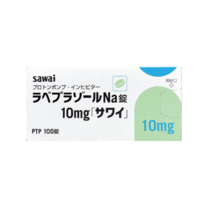 Front of the package (100 tablets) for RABEPRAZOLE Na Tablets [SAWAI] 10 mg