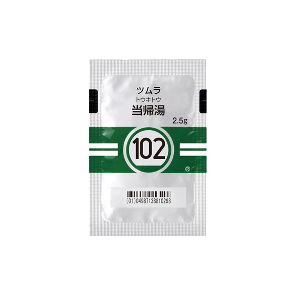 102 TSUMURA Tokito Extract Granules 2.5g Front of one sachets
