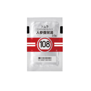 108 TSUMURA Ninjin'yoeito Extract Granules 3.0g Front of one sachets