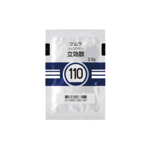 110 TSUMURA Rikkosan Granules 2.5g Front of one sachets