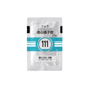111 TSUMURA Seishinrenshiin Extract Granules 2.5g Front of one sachets