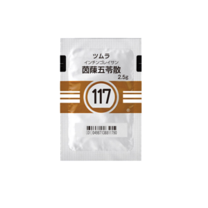 117 TSUMURA Inchingoreisan Extract Granules 2.5g Front of one sachets